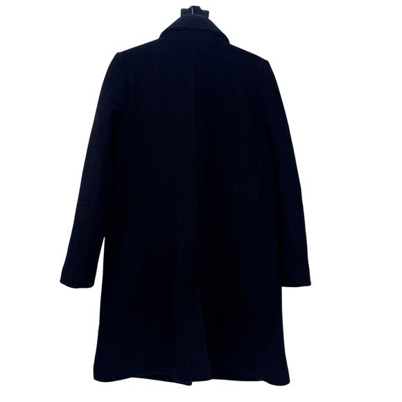 J. Crew Women's Long Sleeve Car Coat In Italian Boiled Wool Size 6 NWT - Picture 11 of 12